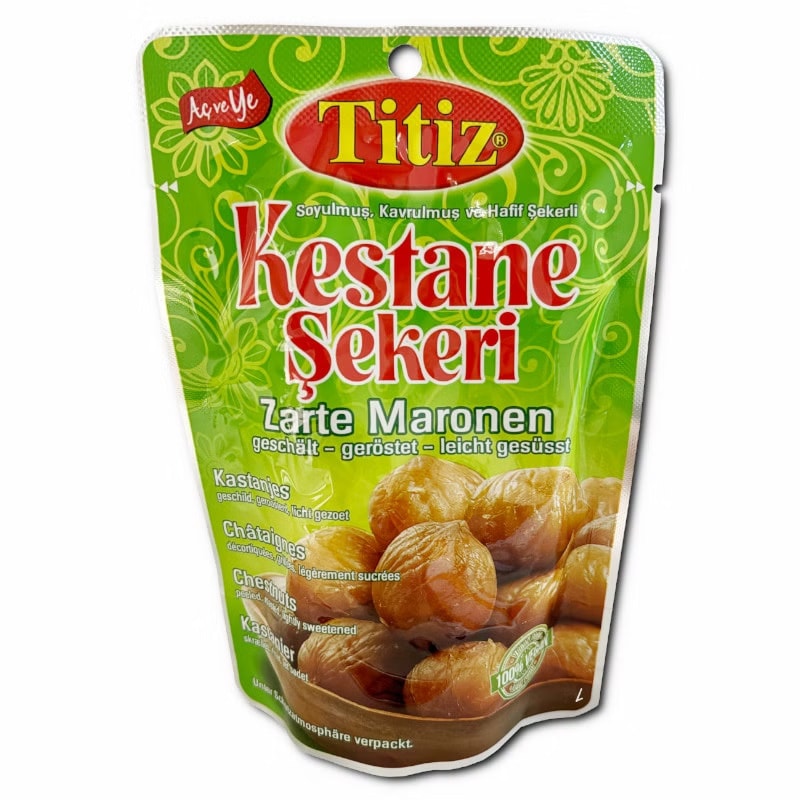 Titiz Leicht Gesüßte Maronen 125 g