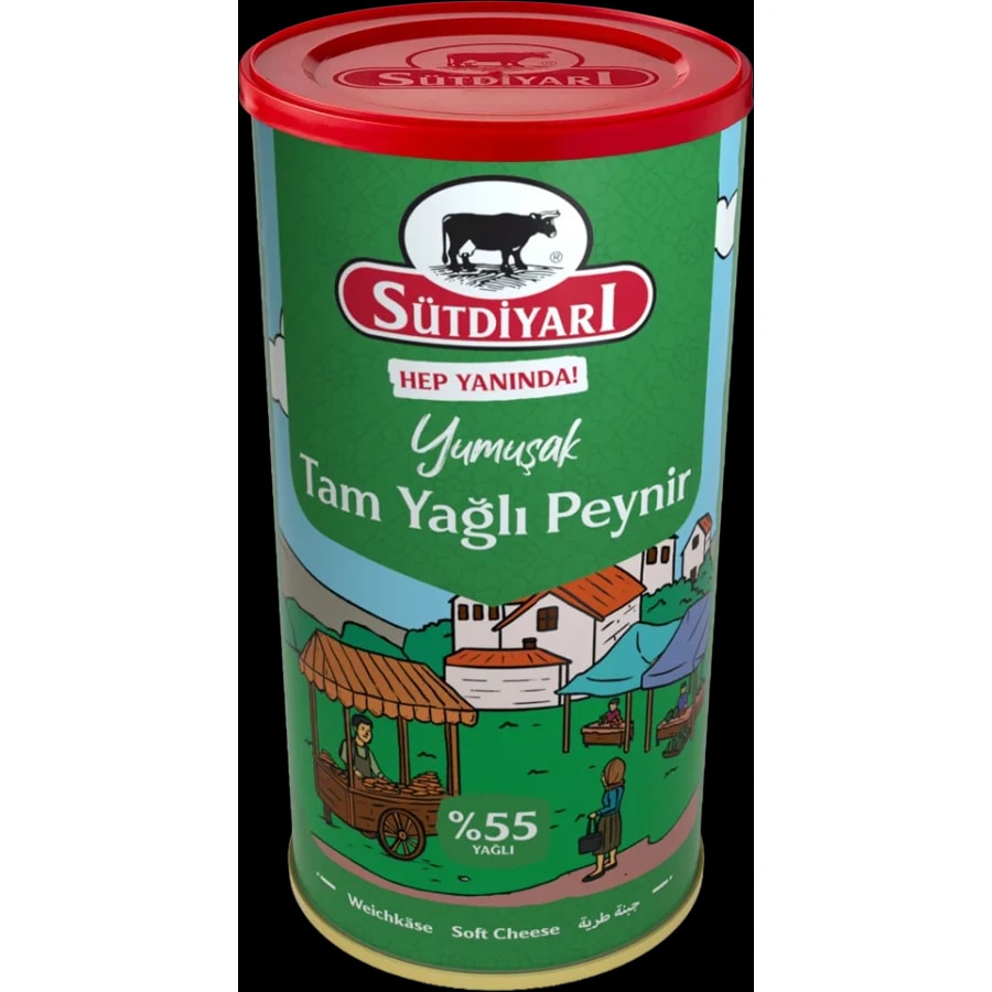 Sütdiyarı Peynir/Käse Yumuşak 55+ 800g Yesil Kapak