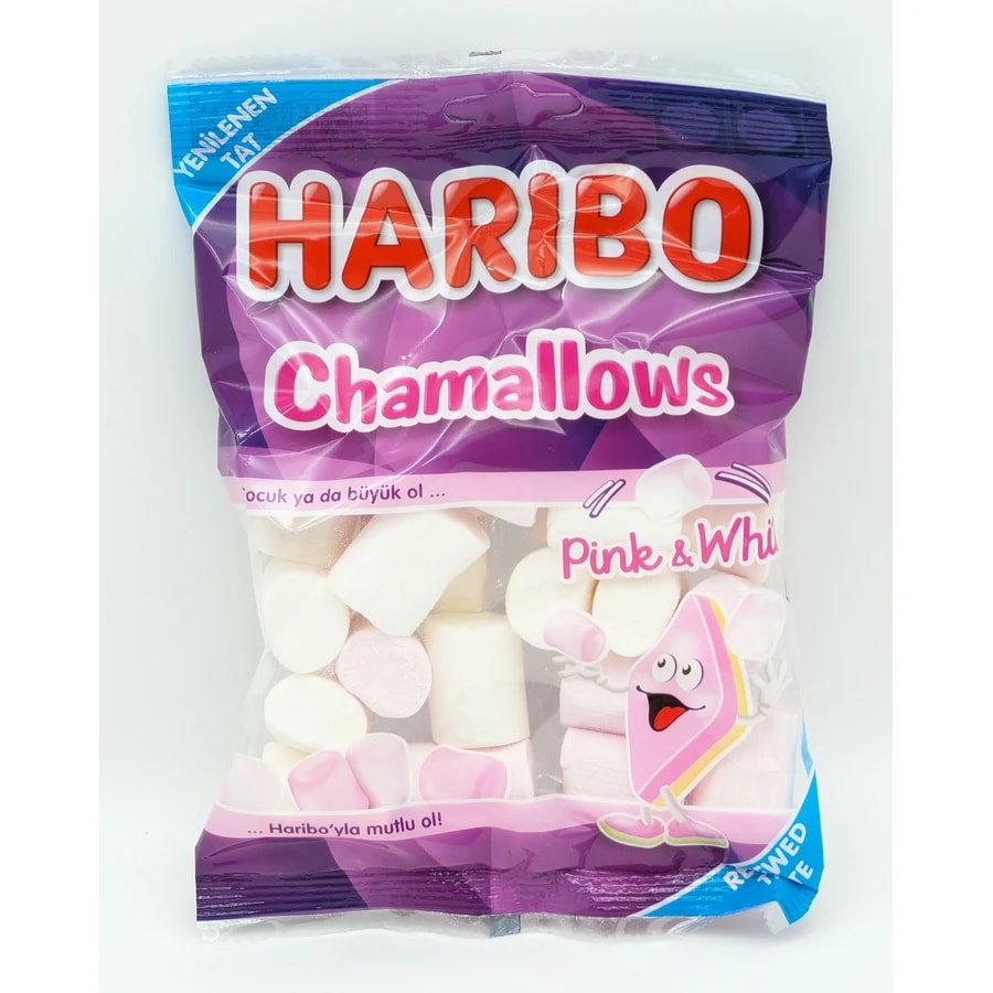 Haribo Helal Marshmallow Pink & White 70g - 24x