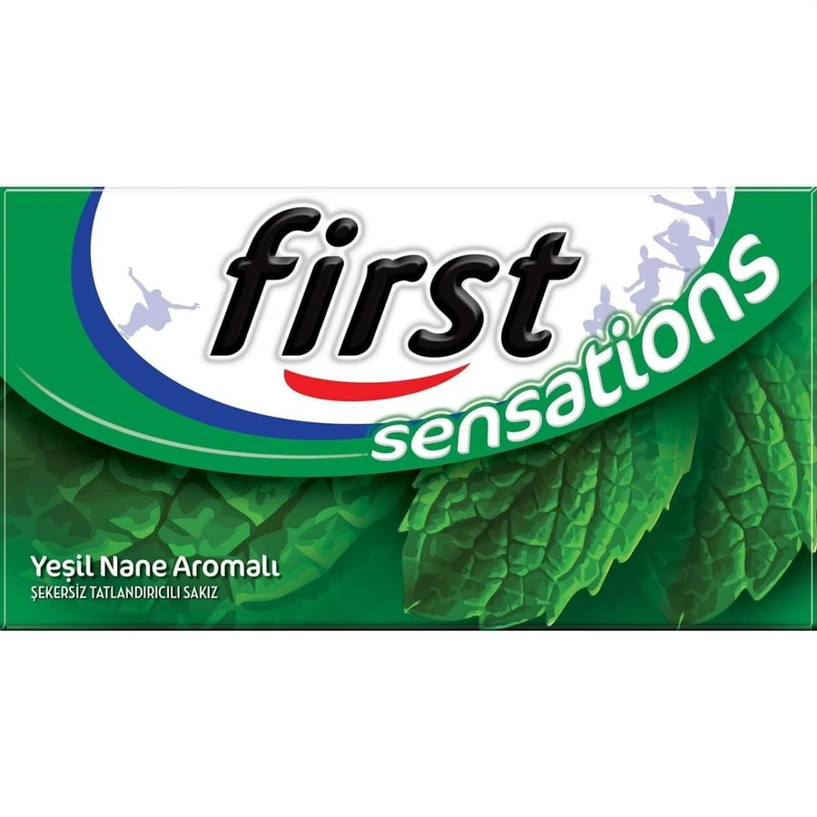 First Sensations Yesil Nane Aromali Sakiz 27g