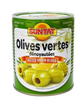 SUNTAT Grüne Oliven entsteint 850ml Dose