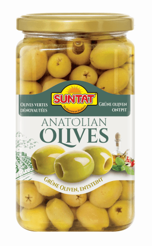 SUNTAT Gr. Oliven entsteint 850ml Gl.