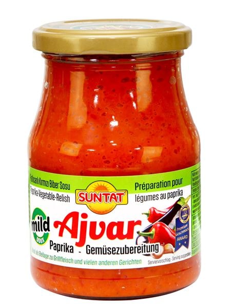 SUNTAT Ajvar mild 370ml Gl.