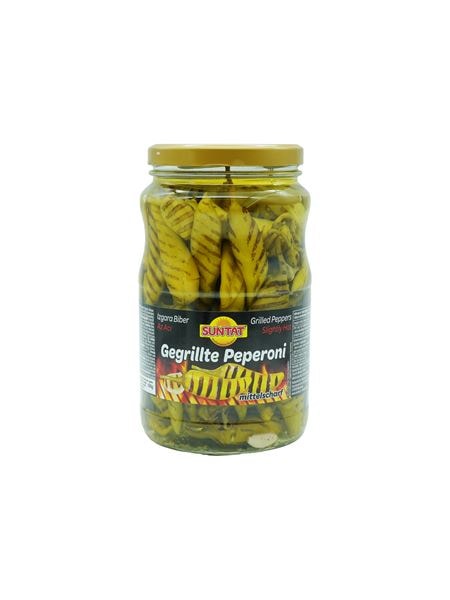 SUNTAT Gegrillte Peperoni scharf 1700ml Gl.