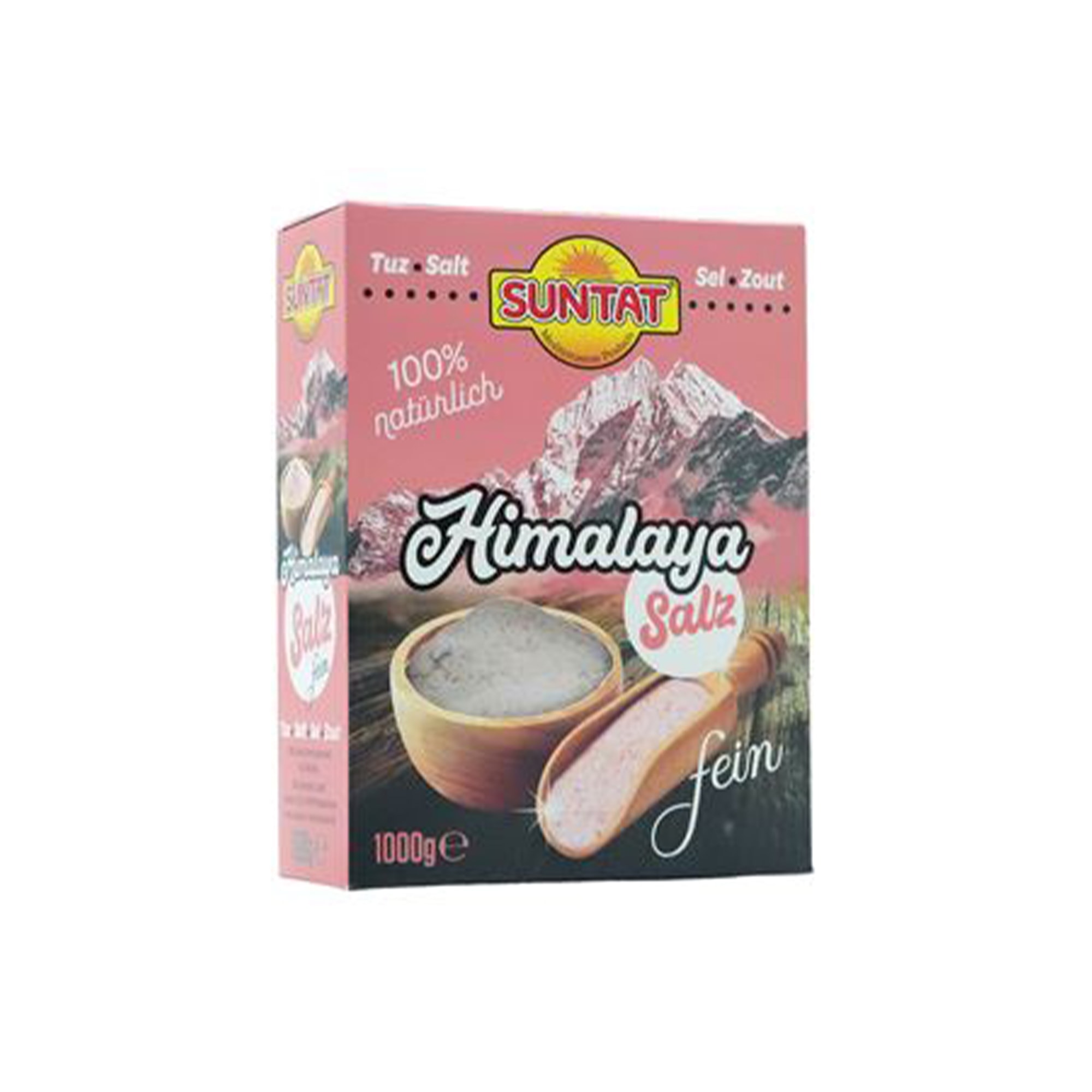 SUNTAT Himalaya-Salz fein 14 x 1000 g Karton