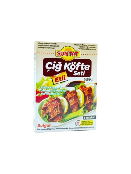 SUNTAT Bulgur Spezialität, Paprika-, Tomatenmark & Sauce mit Granatapfelgeschmack 26x100g