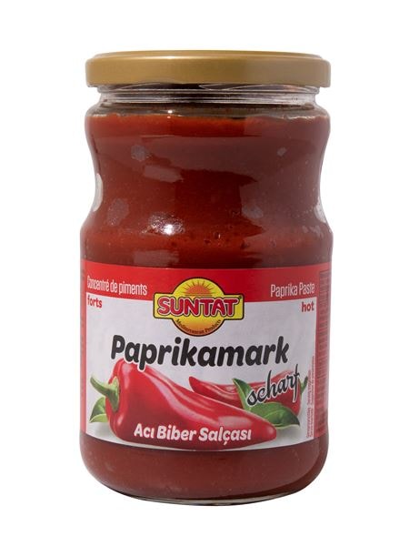 SUNTAT Paprikamark scharf 660ml Gl.
