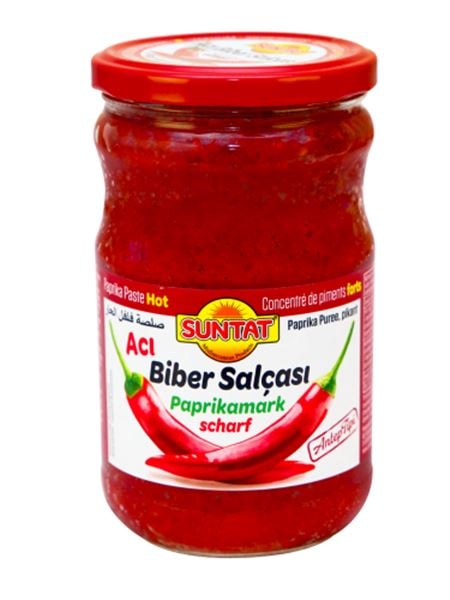 Antep Acı Biber Salçası (scharfe Paprikapaste aus Gaziantep) 12 x 660 ml Dose.