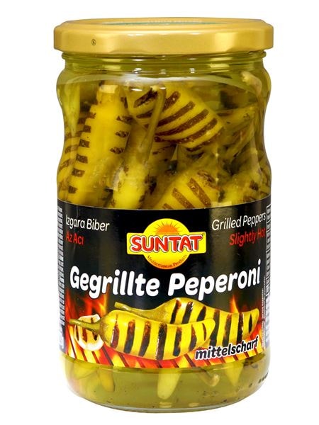 SUNTAT Gegrillte Peperoni 660ml Glas