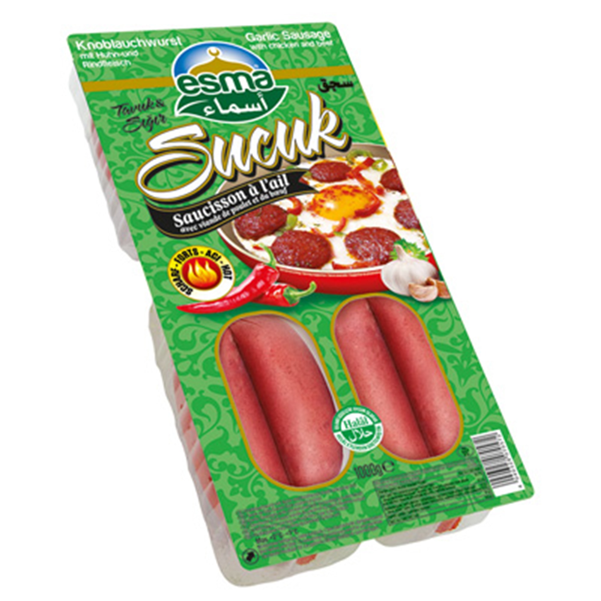 Esma Parmak Sucuk scharf 1000 g