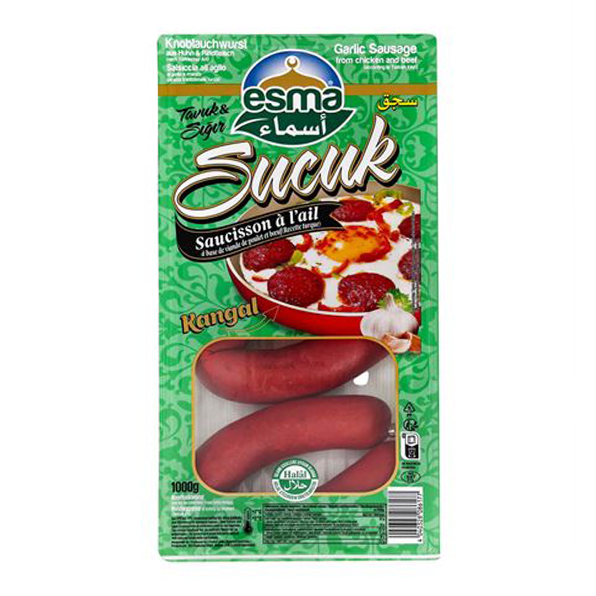 ESMA Kangal Sucuk Acılı 1000g