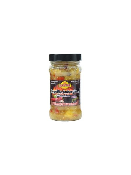 SUNTAT Gegrillte Auberginen mariniert 326ml Gl.