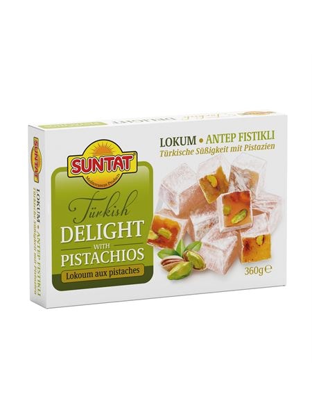 SUNTAT Lokum mit Pistazien 360g